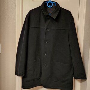 Ermenegildo zegna wool & cashmere reversible to polyester jacket